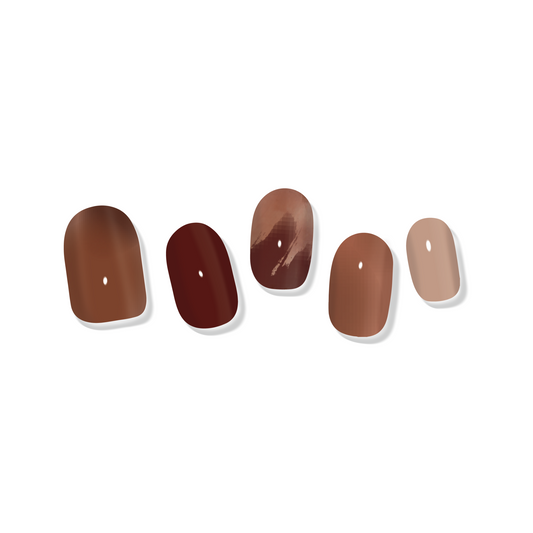 Espresso Cream Semicured Gel Nail Strips