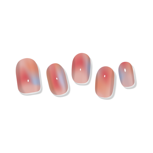 Amber Glow Semicured Gel Nail Strip